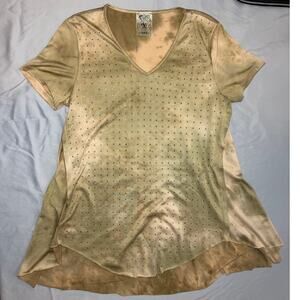 Embellished Rhinestone Y2K Tunic